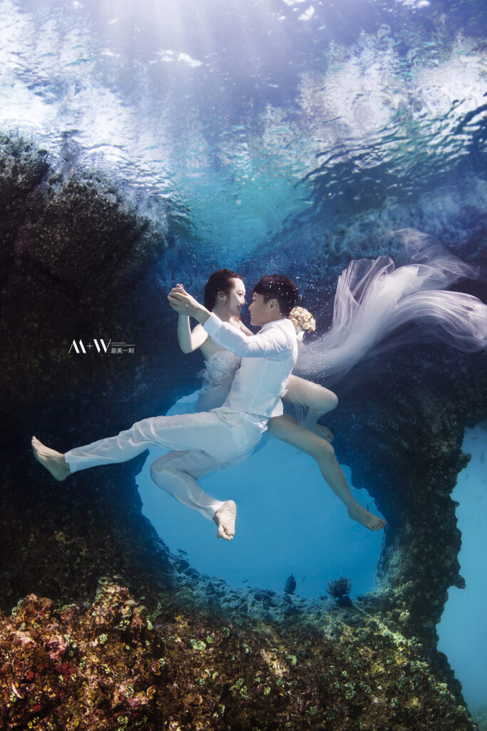 水中婚紗,水底攝影,一秒化身美人魚,underwater