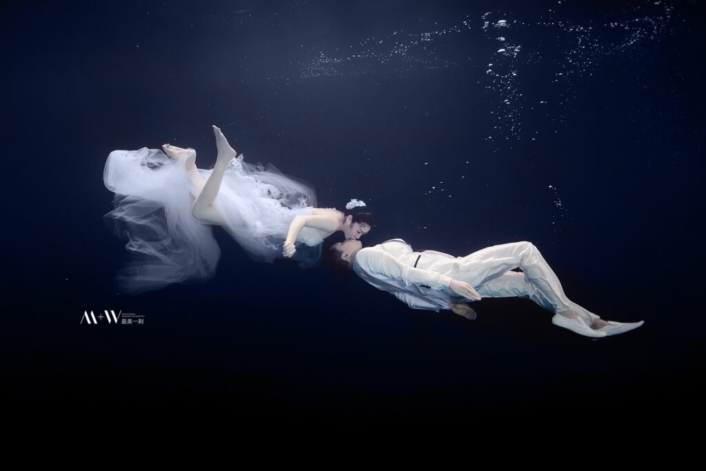 水中婚紗,水底攝影,一秒化身美人魚,underwater