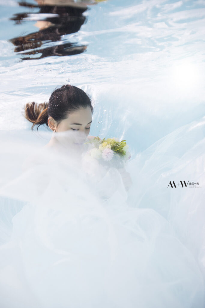 水中婚紗,水底攝影,內湖婚紗,最美一刻,水底攝影師悟哥