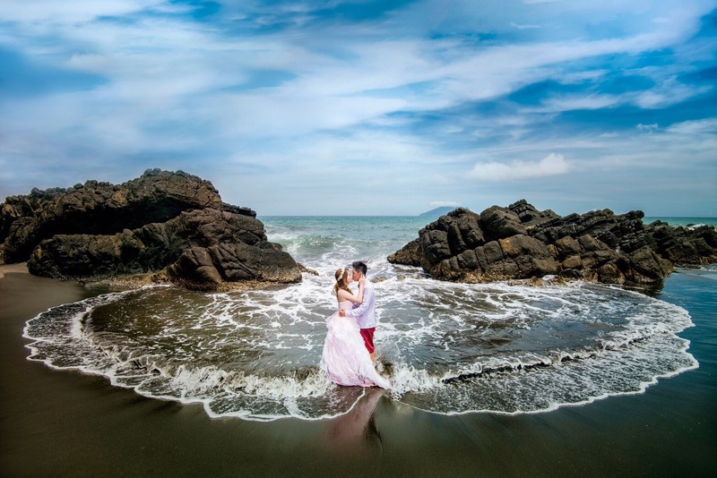 內湖婚紗、婚紗攝影、歐美風格、水中婚紗、自主婚紗、自助婚紗